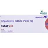 Pecef-200 Tablet 10's, Pack of 10 TabletS