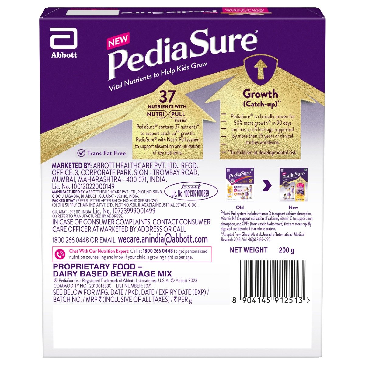 Pediasure Kesar Badam Flavour Nutrition Powder for Kids Growth, 200 gm, Pack of 1 Pediasure Kesar Badam Flavour Nutrition Powder for Kids Growth, 200 gm, Pack of 1