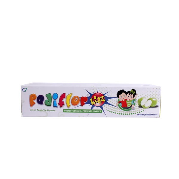 Pediflor Kidz Green Apple Toothpaste 70 gm, Pack of 1