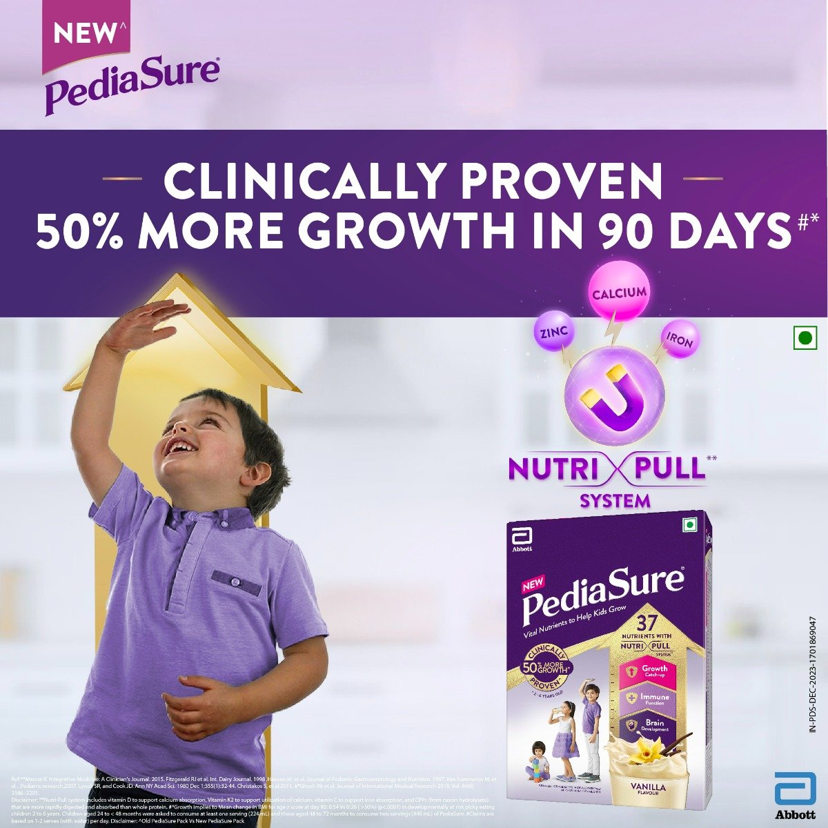 Pediasure Zero Sucrose Added Vanilla Flavour Powder for Kids, 400 gm, Pack of 1 Pediasure Zero Sucrose Added Vanilla Flavour Powder for Kids, 400 gm, Pack of 1