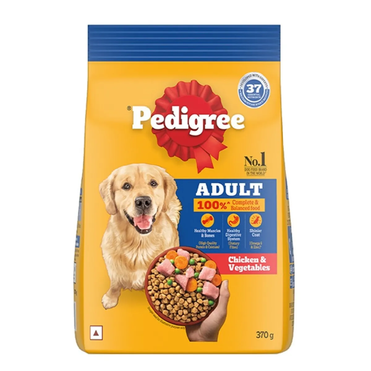 Buy Pedigree Chicken Vegetables Adult Dog Dry Food, 370 gm 19