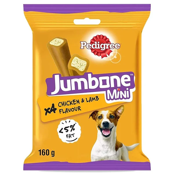 Pedigree Jumbone Mini X4 Chicken & Lamb, 160 gm