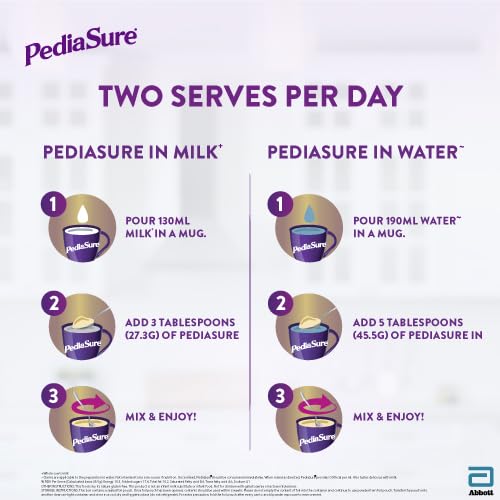 Pediasure Vanilla Flavour Nutrition Powder for Kids Growth, 1.9 kg, Pack of 1 Pediasure Vanilla Flavour Nutrition Powder for Kids Growth, 1.9 kg, Pack of 1