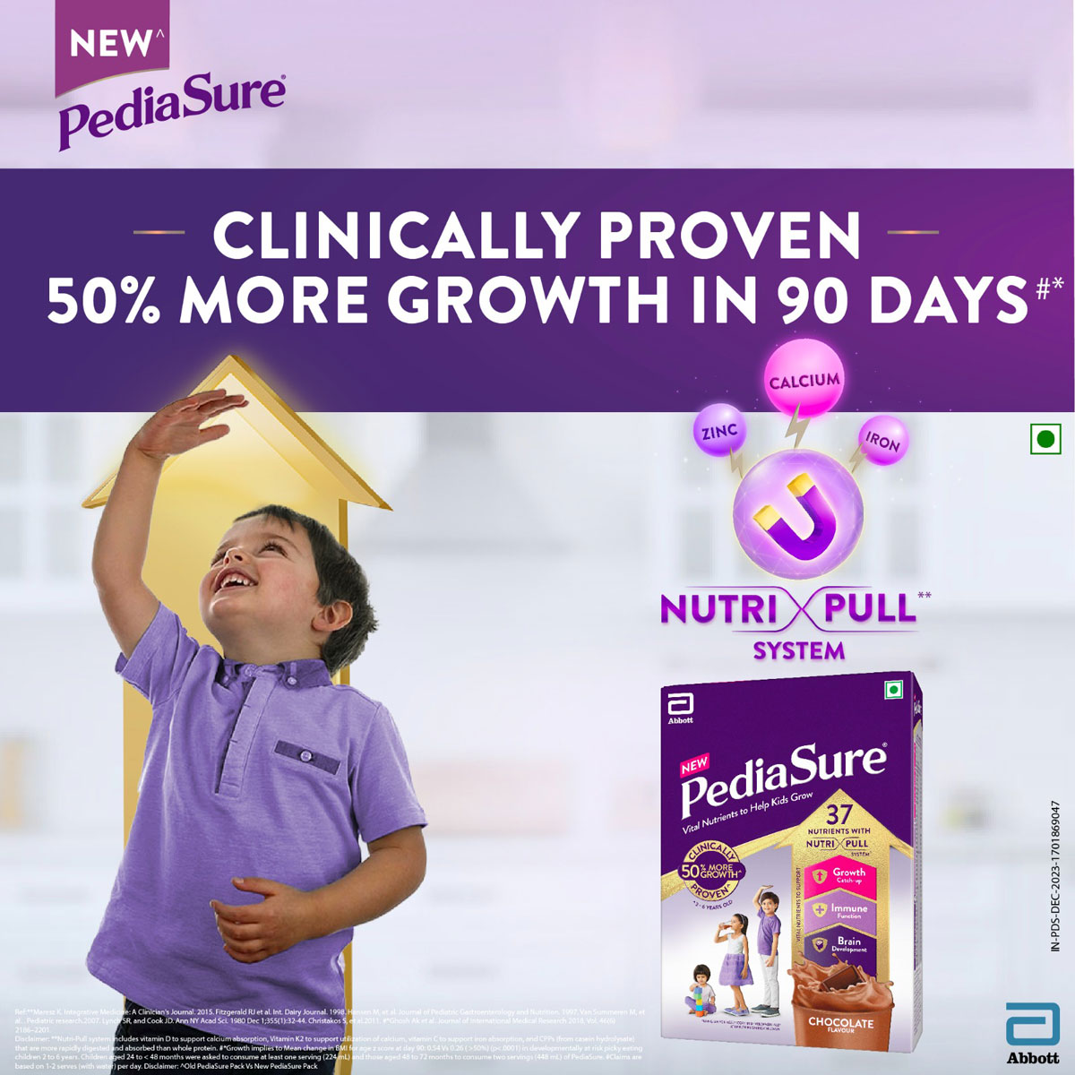 Pediasure Chocolate Flavour Nutrition Powder for Kids Growth, 375 gm Refill Pack, Pack of 1 Pediasure Chocolate Flavour Nutrition Powder for Kids Growth, 375 gm Refill Pack, Pack of 1