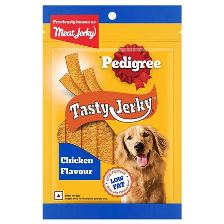 Pedigree Tasty Jerky Chicken Flavour Dry Food for Dog, 70 gm