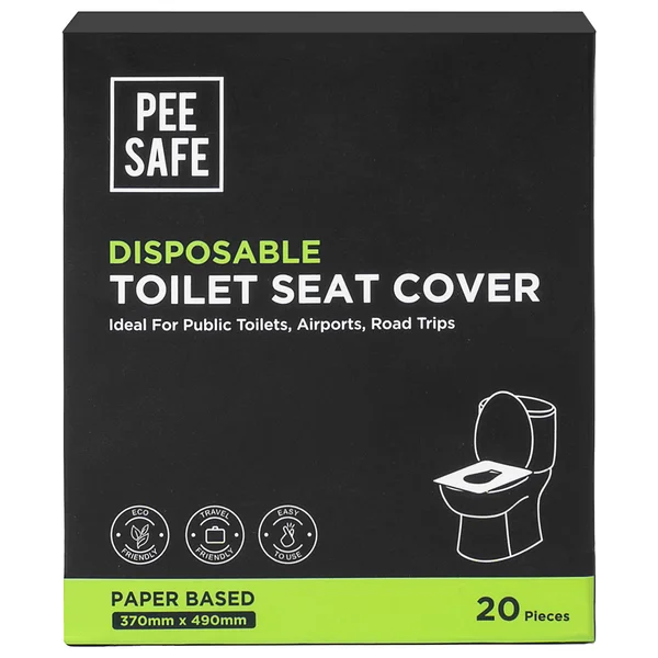 Pee Safe Disposable Toilet Seat Cover, 20 Count, Pack of 1