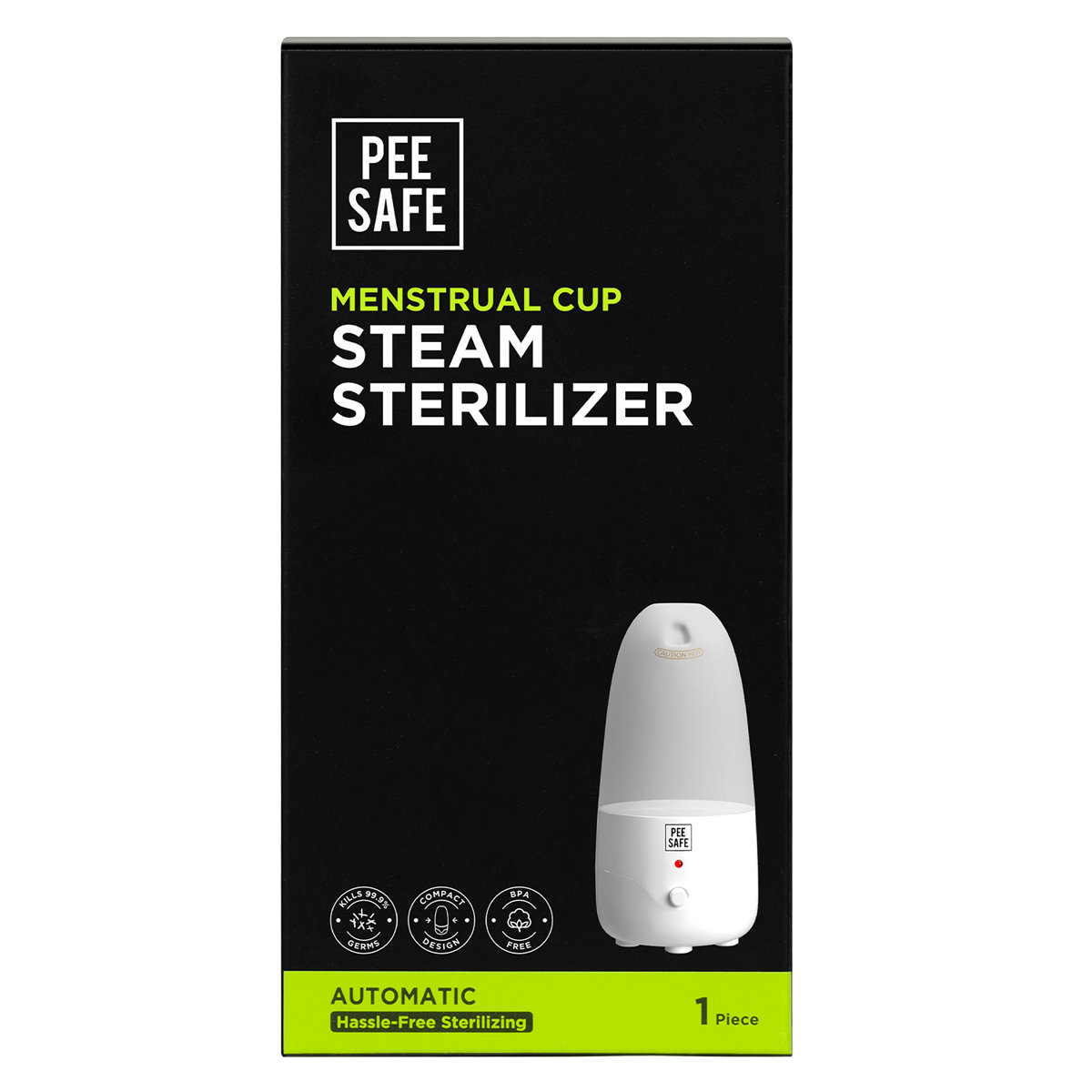 Pee Safe Menstrual Cup Steam Sterilizer, 1 Count, Pack of 1 Pee Safe Menstrual Cup Steam Sterilizer, 1 Count, Pack of 1