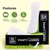 Pee Safe Aloe Vera Panty Liners, 50 Count, Pack of 1