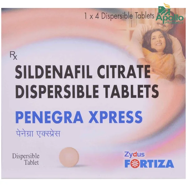 Penegra Xpress Tablet 4's, Pack of 4 TABLETS