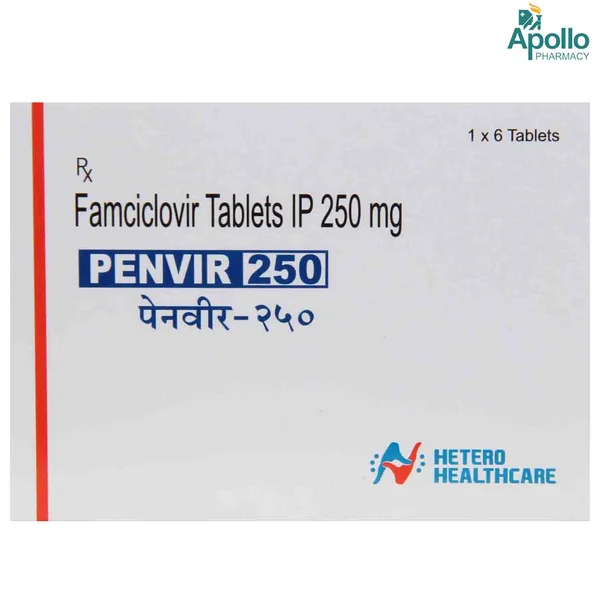 Penvir 250 Tablet 6's