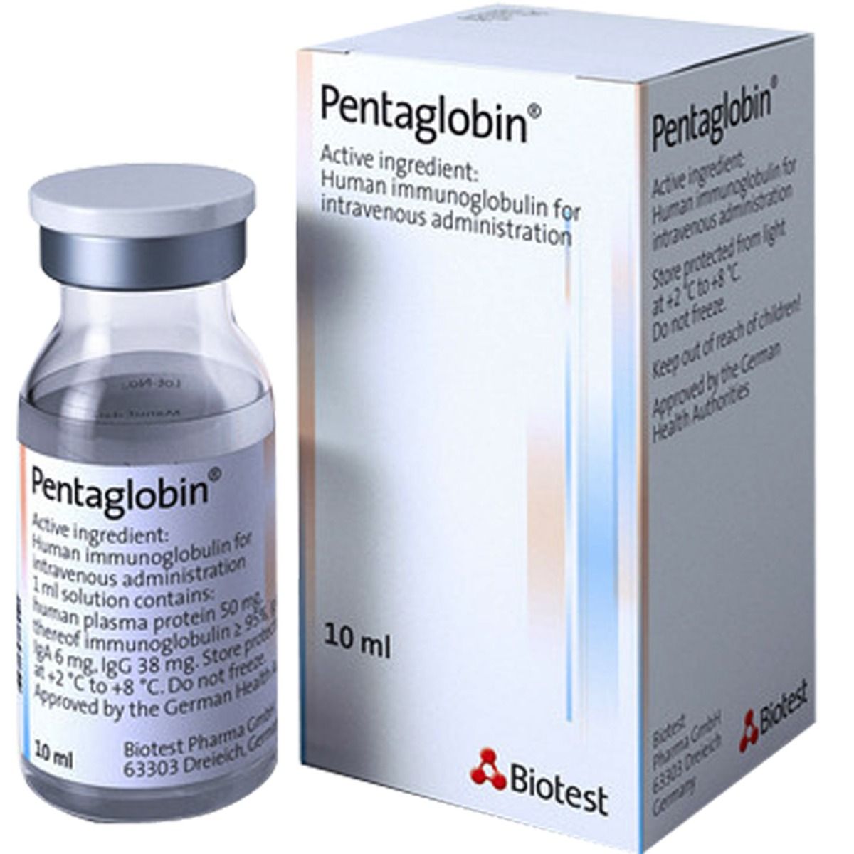Pentaglobin Injection 10 ml, Pack of 1 INJECTION