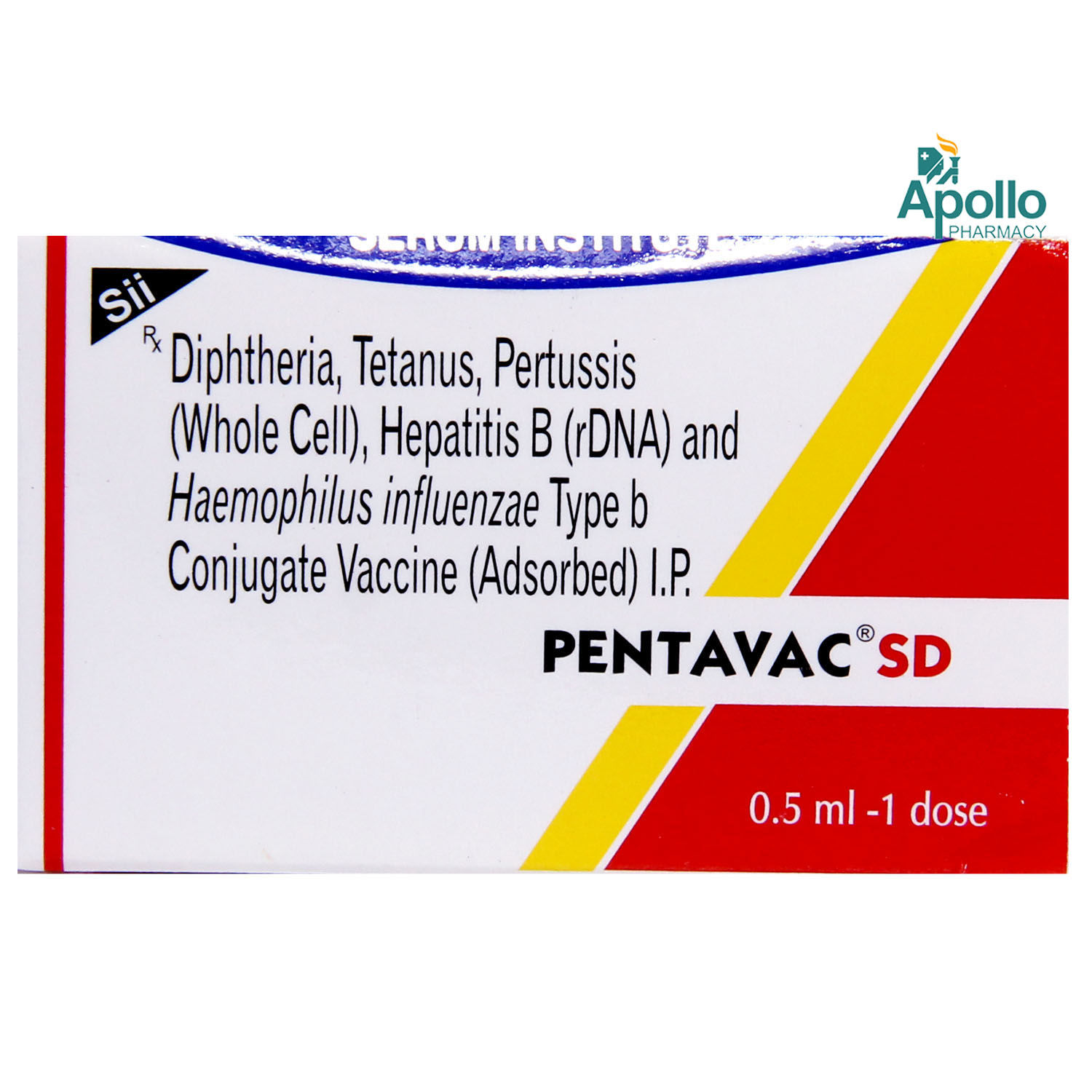 Buy Pentavac SD Vaccine 0.5 ml Online