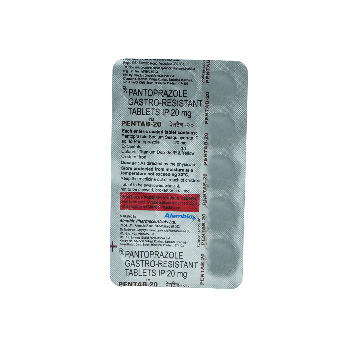 Pentab-20 Tablet | Uses, Side Effects, Price | Apollo Pharmacy