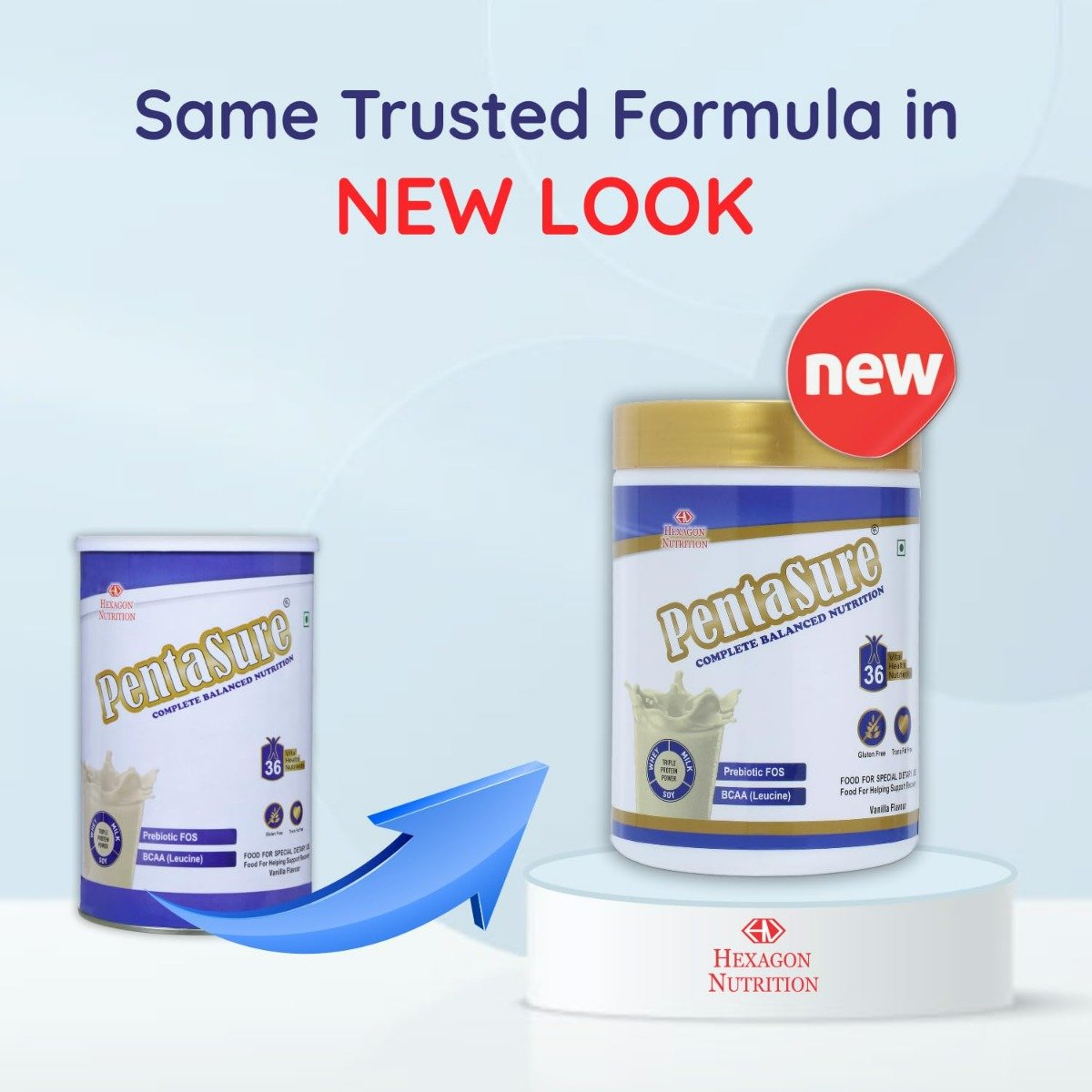 Pentasure Vanilla Flavour Nutritional Powder, 1 kg, Pack of 1 Pentasure Vanilla Flavour Nutritional Powder, 1 kg, Pack of 1