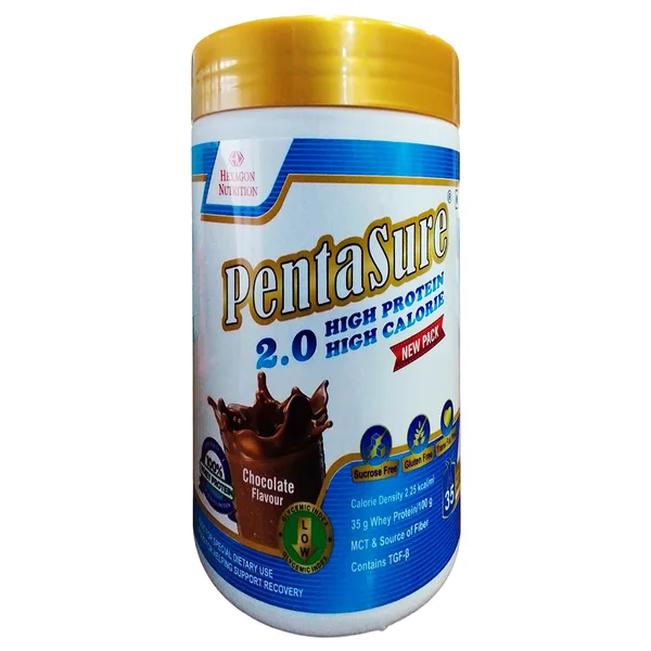 Pentasure 2.0 Chocolate Flavour High Proten Powder, 400 gm