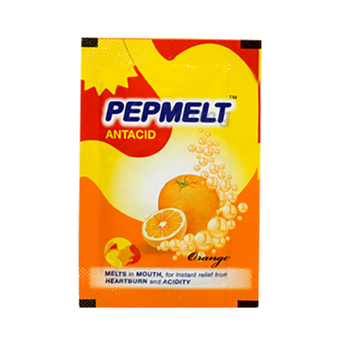 Pepmelt Antacid Orange Flavour Powder, 2 gm Price, Uses, Side Effects