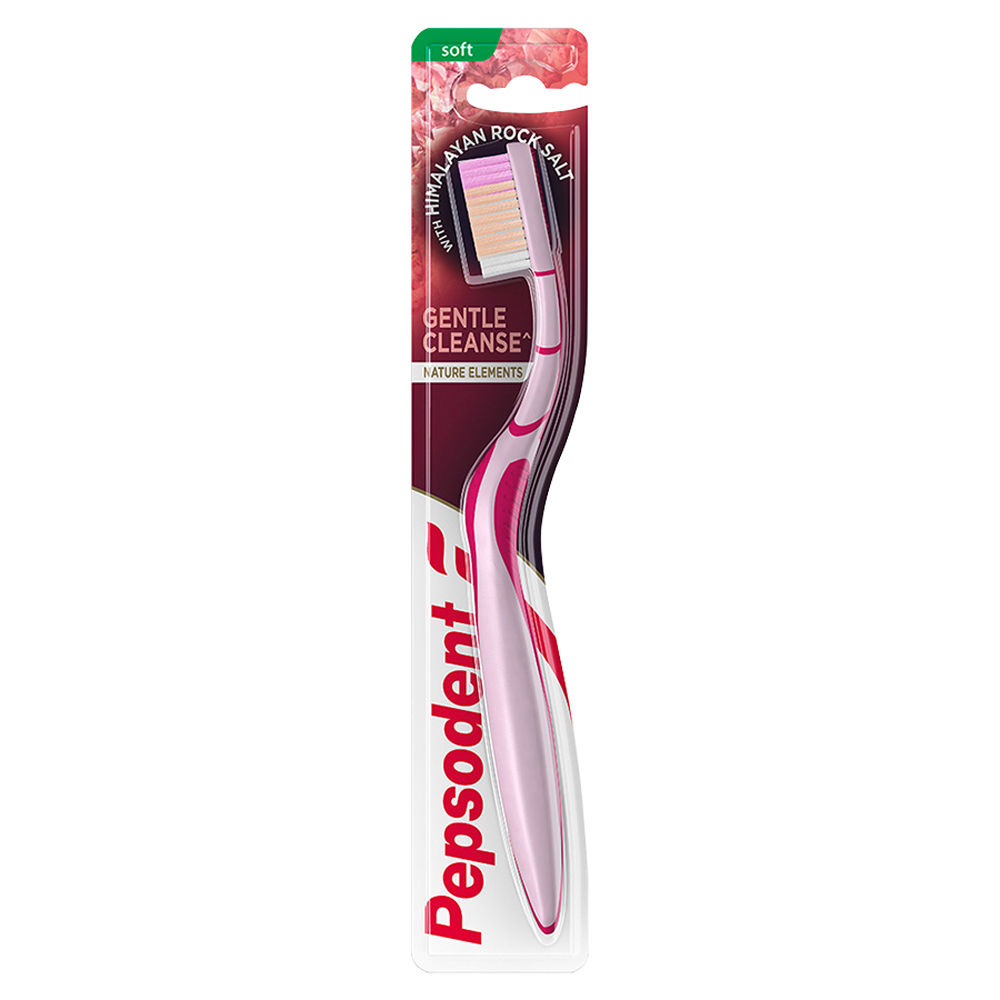 Buy Pepsodent Himalayan Rock Salt Gentle Cleanse Soft Toothbrush, 1 Count Online