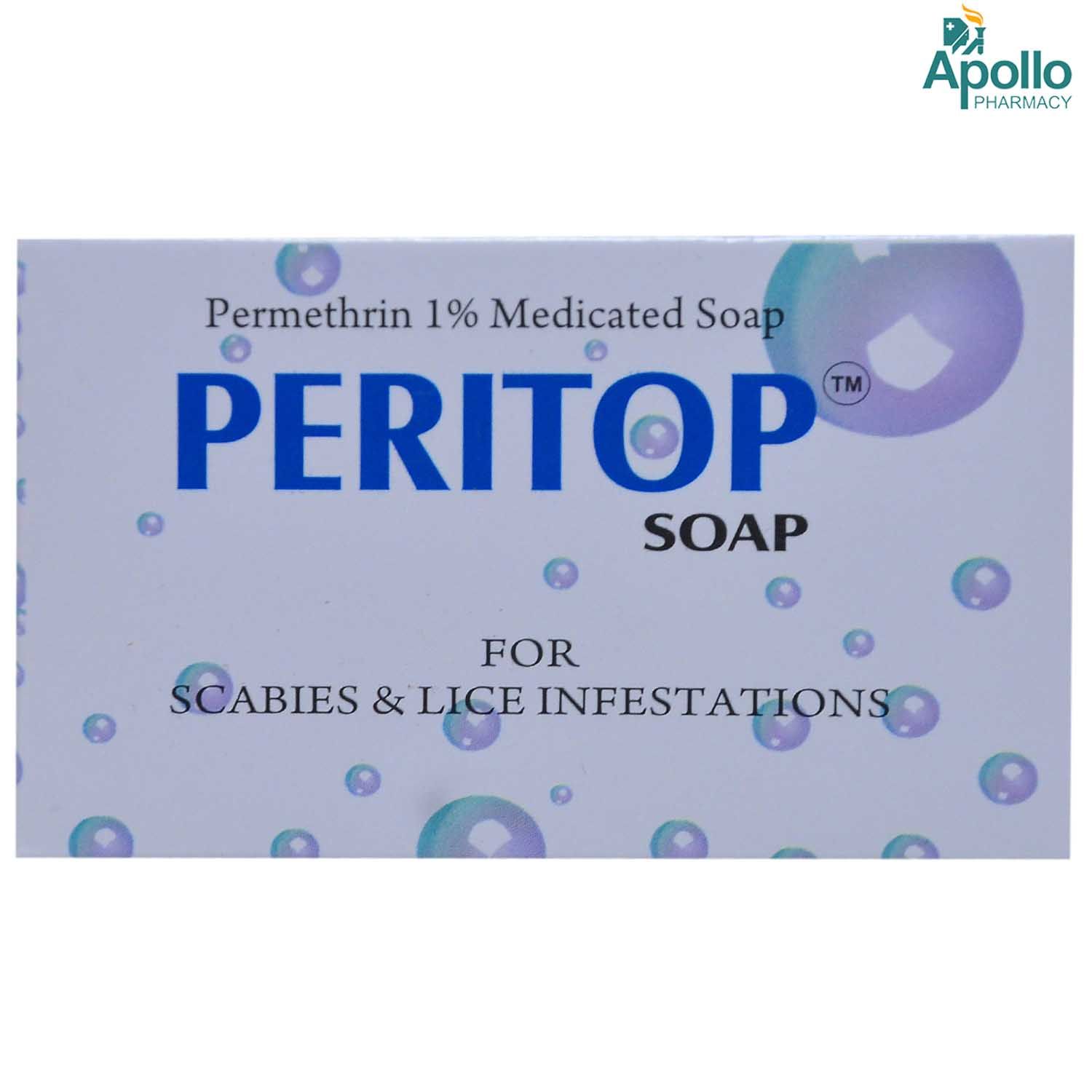 Peritop Soap, 75 gm Price, Uses, Side Effects, Composition Apollo