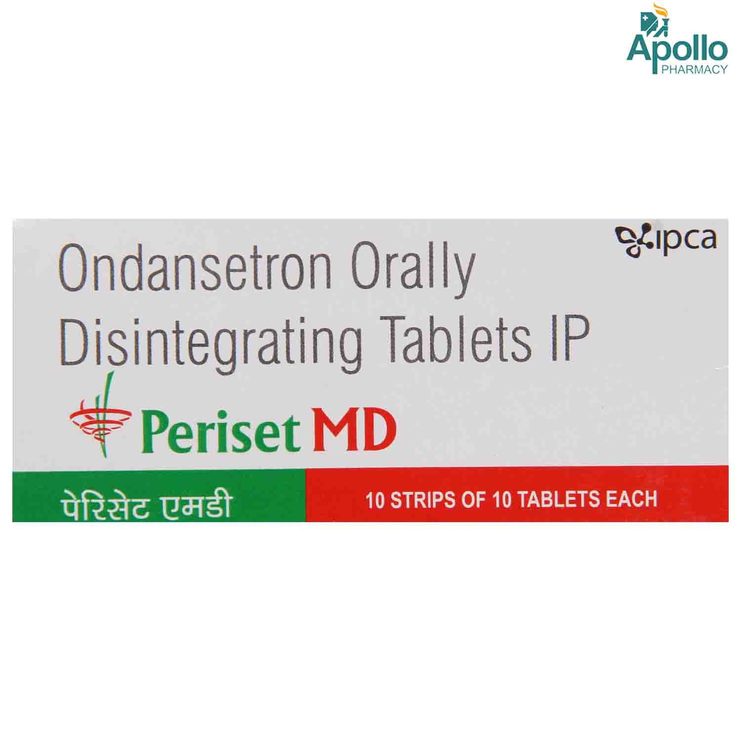 Buy Periset MD Tablet 10's Online