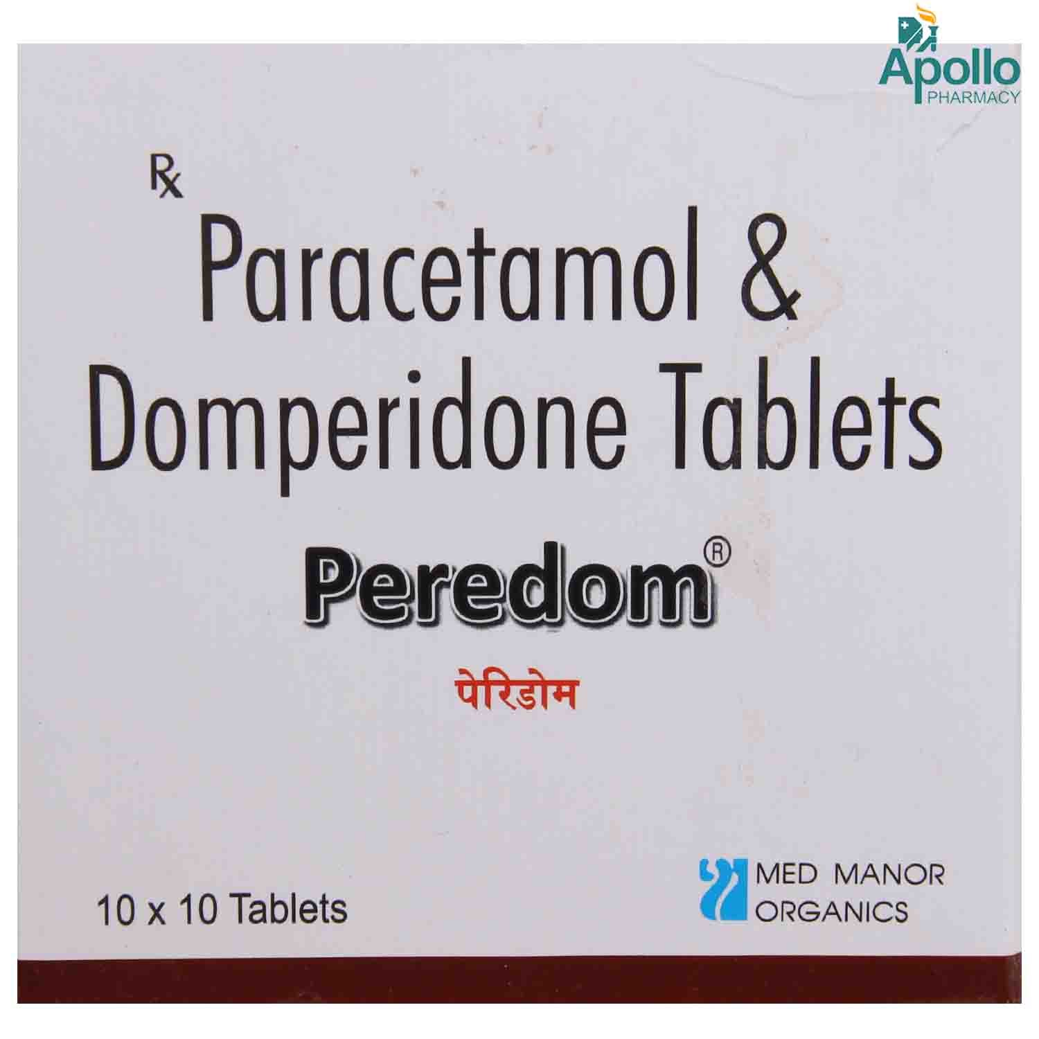 PEREDOM TABLET, Pack of 10 TABLETS PEREDOM TABLET, Pack of 10 TABLETS