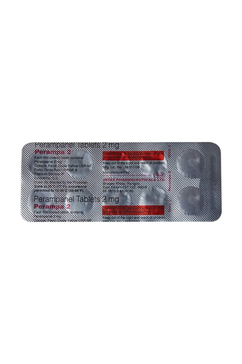 Perampa 2 Tablet 10's, Pack of 10 TABLETS