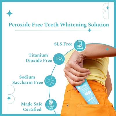 Perfora Dream White Fresh Mint Flavour Toothpaste 75 gm|Teeth Whitening Toothpaste | Toothpaste for Kids &amp; Adults | SLS Free Toothpaste | No Artificial Sweeteners|, Pack of 1