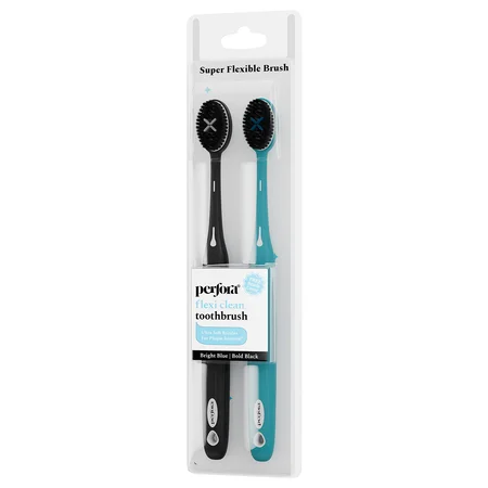 Perfora FlexiClean Manual Toothbrush, 2 Count