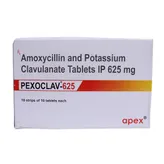 Pexoclav-625 Tablet 10's, Pack of 10 TabletS