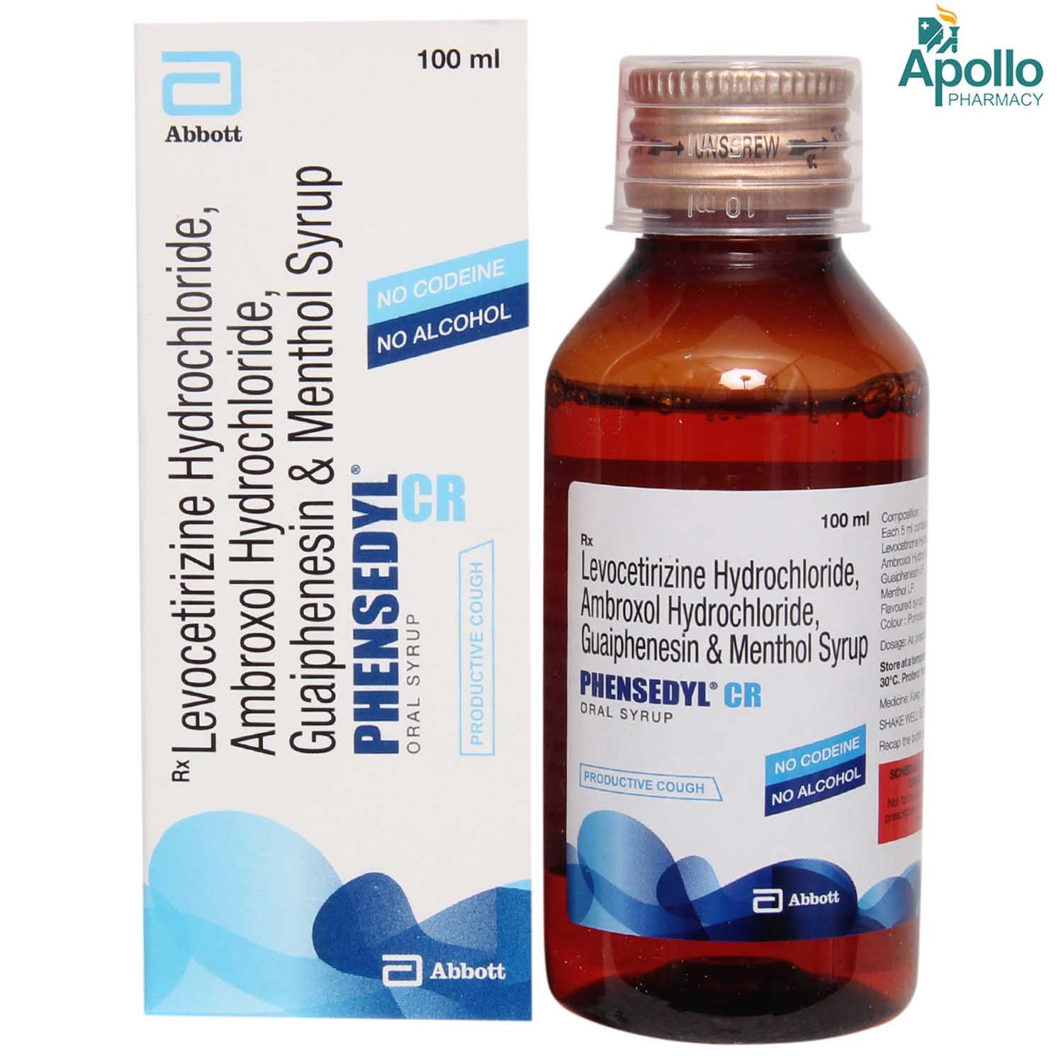 Phensedyl CR Syrup 100 ml Price, Uses, Side Effects, Composition
