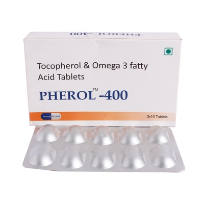 Pherol-400 Softgel Capsule 10's, Pack of 10 CapsuleS