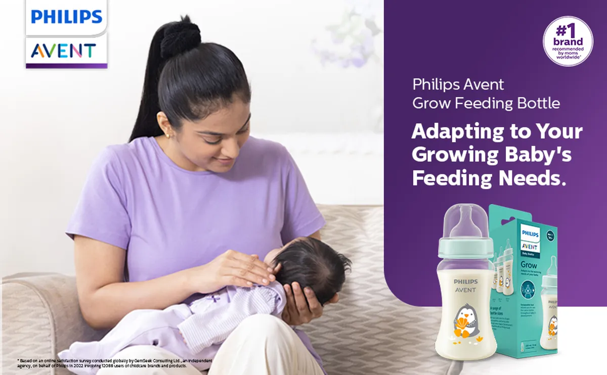 Buy Philips Avent Grow Baby Feeding Bottle SCF061/61 for 1+ Months