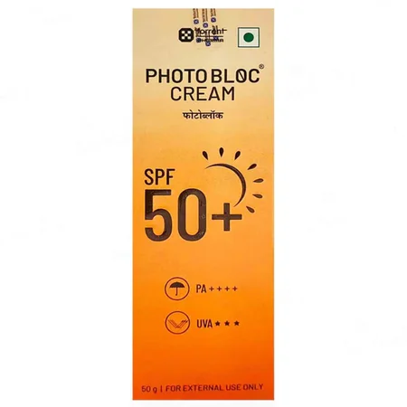 Photo Bloc Cream SPF 50+ PA++++ UVA, 50 gm