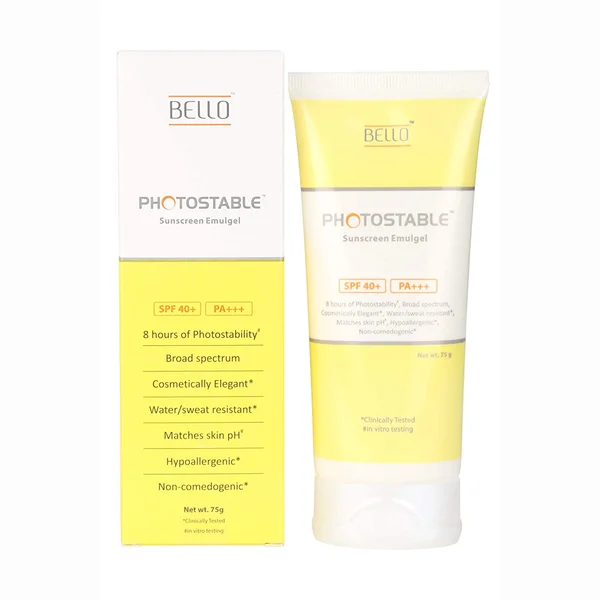 Photostable Sunscreen Emulgel SPF 40+ PA+++, 75 gm
