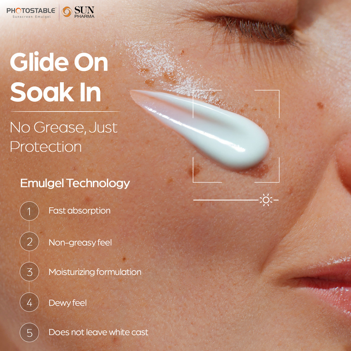 Photostable New SPF 55+ PA++++ Sunscreen Emulgel 50 gm, Pack of 1 Photostable New SPF 55+ PA++++ Sunscreen Emulgel 50 gm, Pack of 1