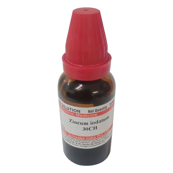 Dr.Willmar Schwabe India Zincum Iodatum 30 CH Dilution, 30 ml, Pack of 1