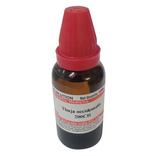 Dr.Willmar Schwabe Thuja Occidentalis 200 CH Dilution, 30 ml, Pack of 1