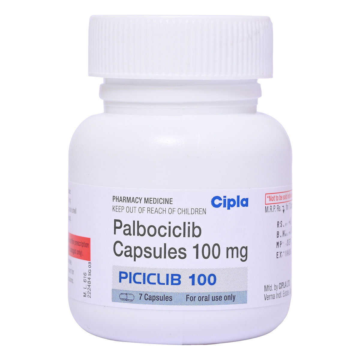 Piciclib 100 Capsule 21's, Pack of 1 Capsule Piciclib 100 Capsule 21's, Pack of 1 Capsule