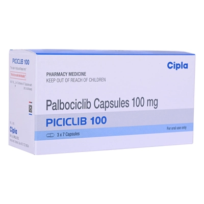 Piciclib 100 Capsule 21's, Pack of 1 Capsule