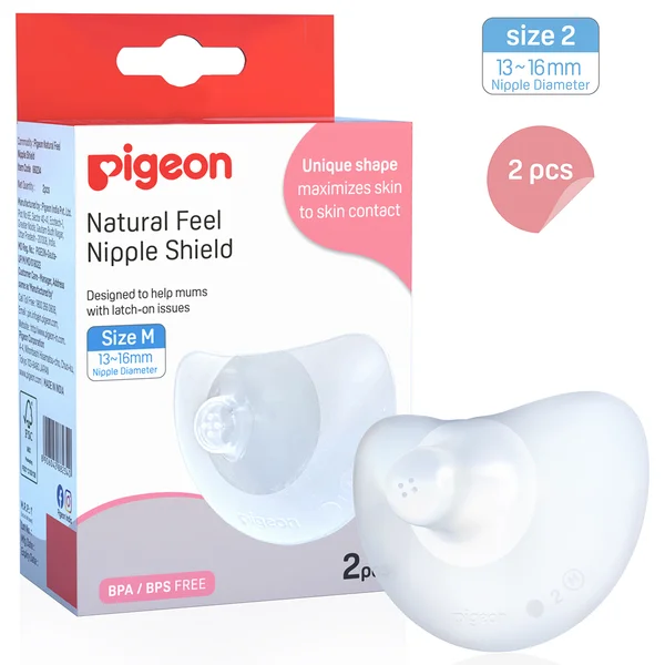 Pigeon Natural Feel Nipple Shield, 1 Count, Pack of 1