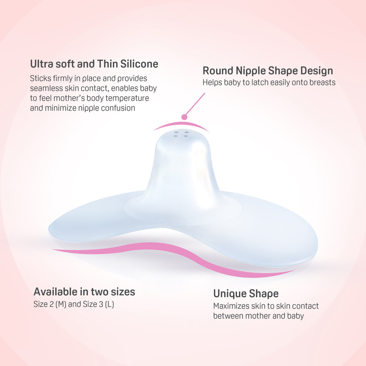 Pigeon Natural Feel Nipple Shield, 1 Count, Pack of 1 Pigeon Natural Feel Nipple Shield, 1 Count, Pack of 1