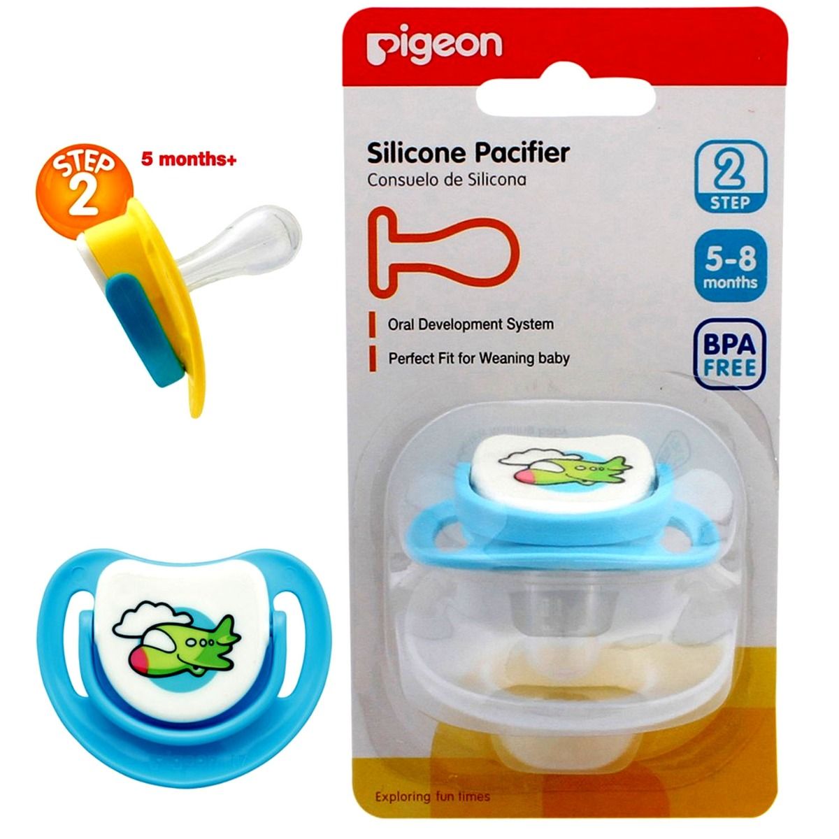 Buy Pigeon Silicon Pacifier Step N889 19 Minutes Delivery