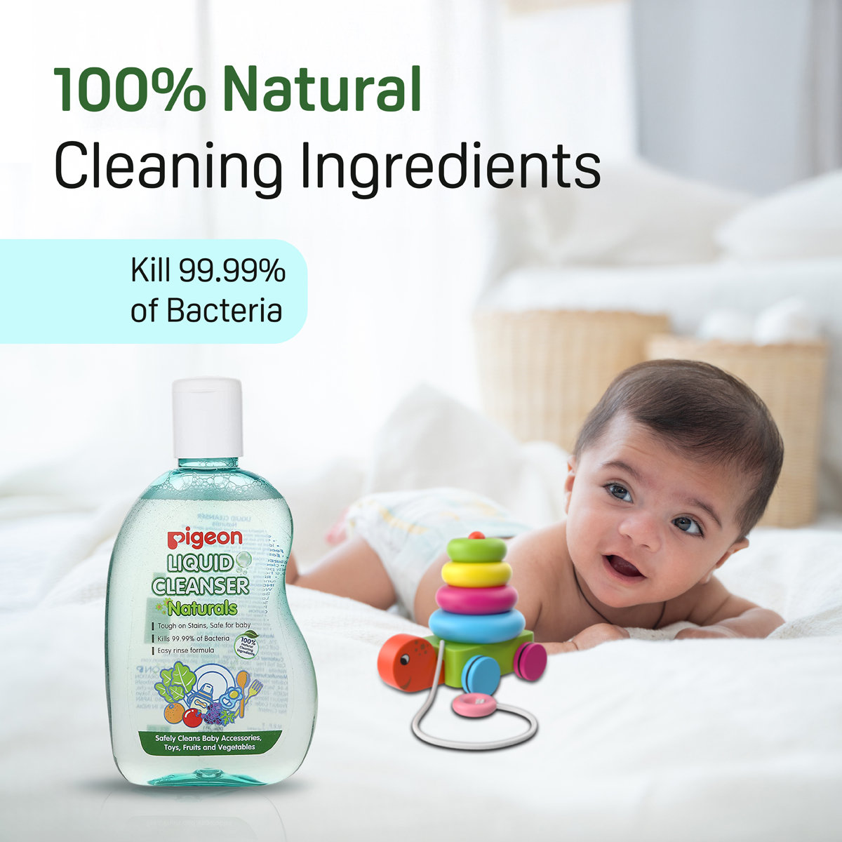 Pigeon Liquid Cleanser, 200 ml, Pack of 1 Pigeon Liquid Cleanser, 200 ml, Pack of 1