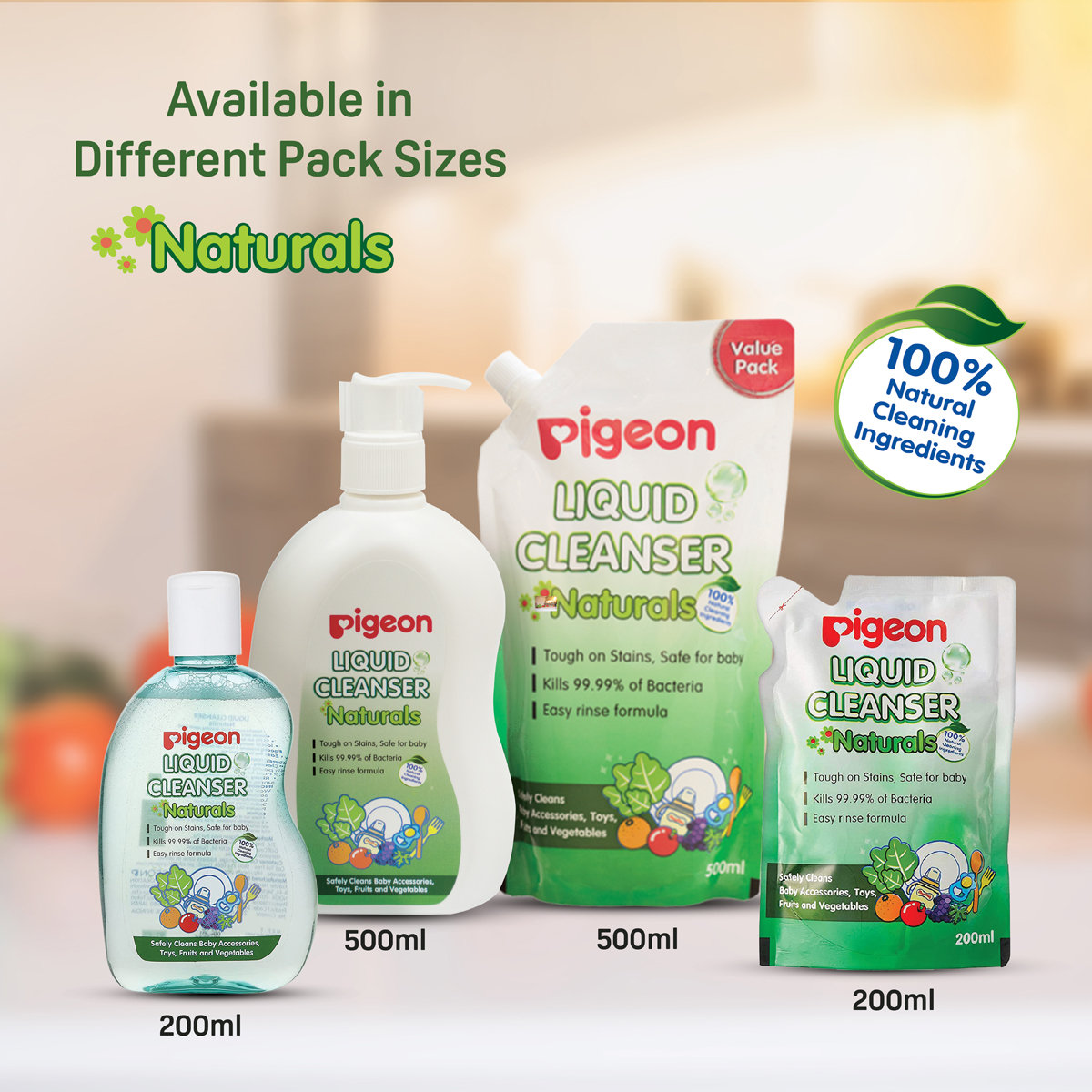 Pigeon Liquid Cleanser, 200 ml, Pack of 1 Pigeon Liquid Cleanser, 200 ml, Pack of 1