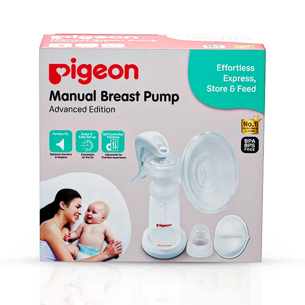 Pigeon Manual Breast Pump Advanced Edition (79147), 1 Count, Pack of 1
