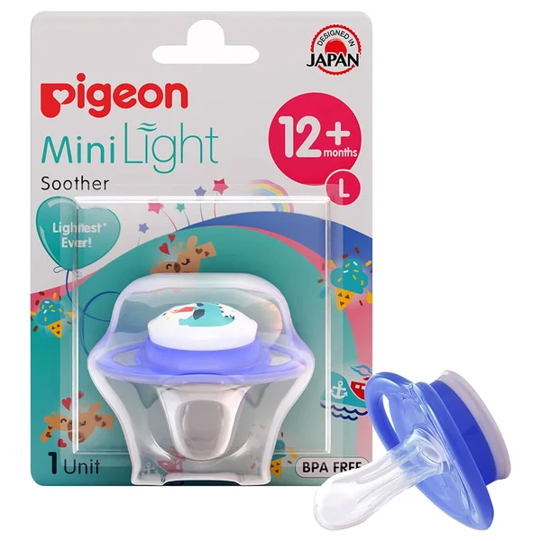 Pigeon Minilight Soother Large for 0+Months, 1 Count, Pack of 1