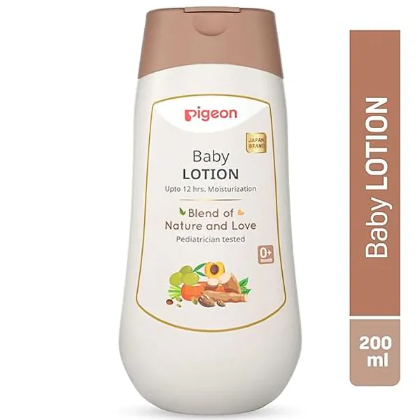 Pigeon Baby Lotion 0+ Months, 200 ml, Pack of 1