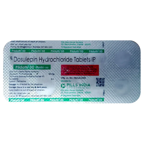 Pildoth-50 Tablet 10's, Pack of 10