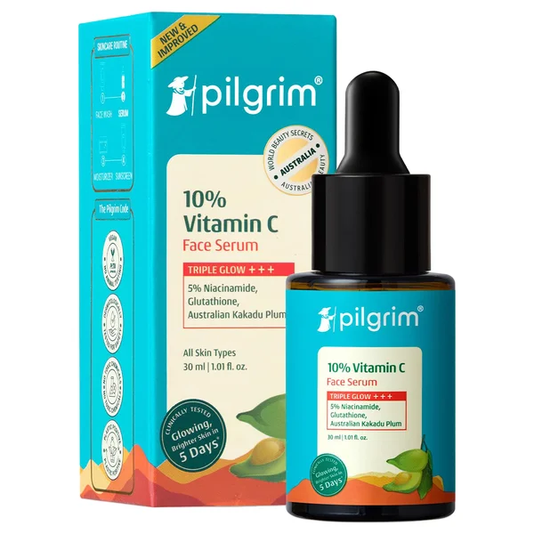 Pilgrim 10% Vitamin C Face Serum, 30 ml, Pack of 1