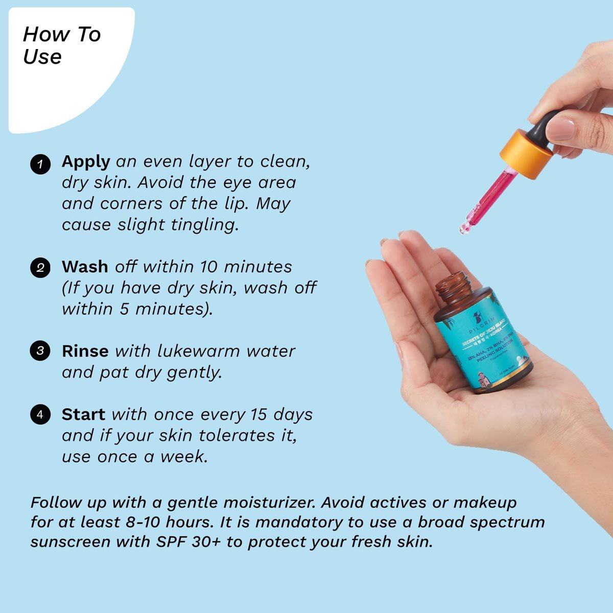 Pilgrim 25% AHA 2% BHA 5% PHA Peeling Solution, 30 ml, Pack of 1 Pilgrim 25% AHA 2% BHA 5% PHA Peeling Solution, 30 ml, Pack of 1