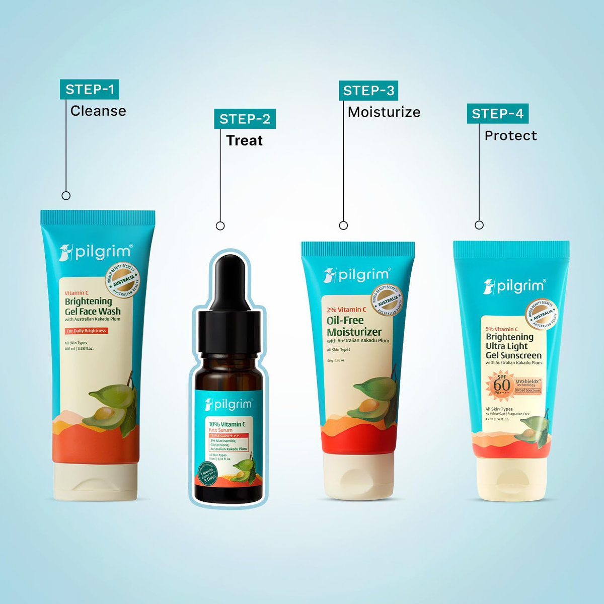 Pilgrim 10% Vitamin-C Face Serum, 10 ml, Pack of 1 Pilgrim 10% Vitamin-C Face Serum, 10 ml, Pack of 1